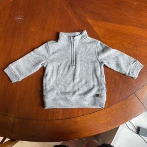Janie and Jack quarter zip sweater